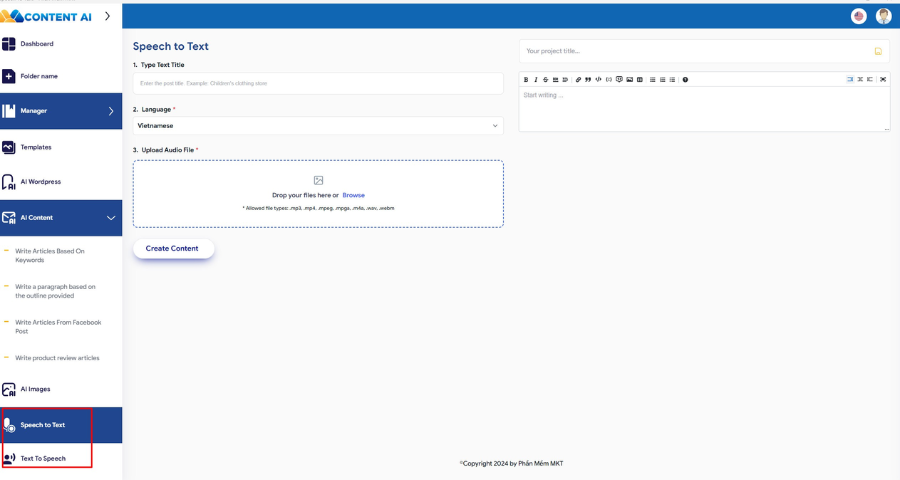 Content AI Software Content AI Software
