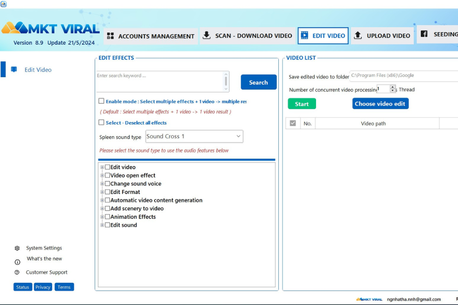 Batch Video Editing with Just One Click MKT Viral Software